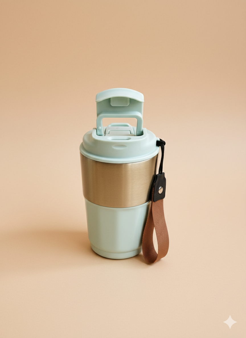 VASO TERMICO RAYADO 420 ML