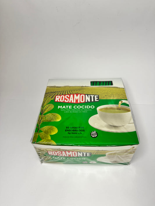 MATE COCIDO ROSAMENTE (50 SAQUITOS)